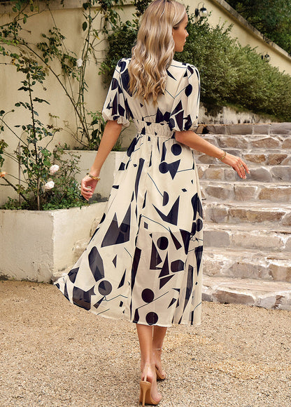 Flore - Robe Élégante avec Motif Floral