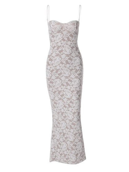 EVANGELINE - Robe Maxi Brodée