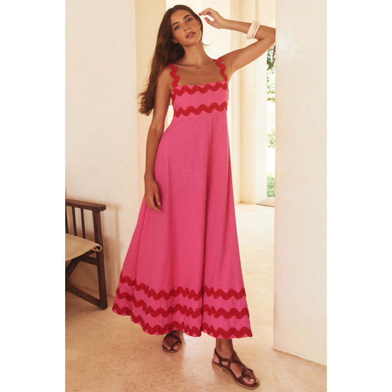Jovie - Robe Décontractée Sans Manches avec Imprimé Floral