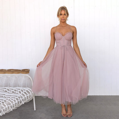 Anita – Robe midi pleine de style et de classe