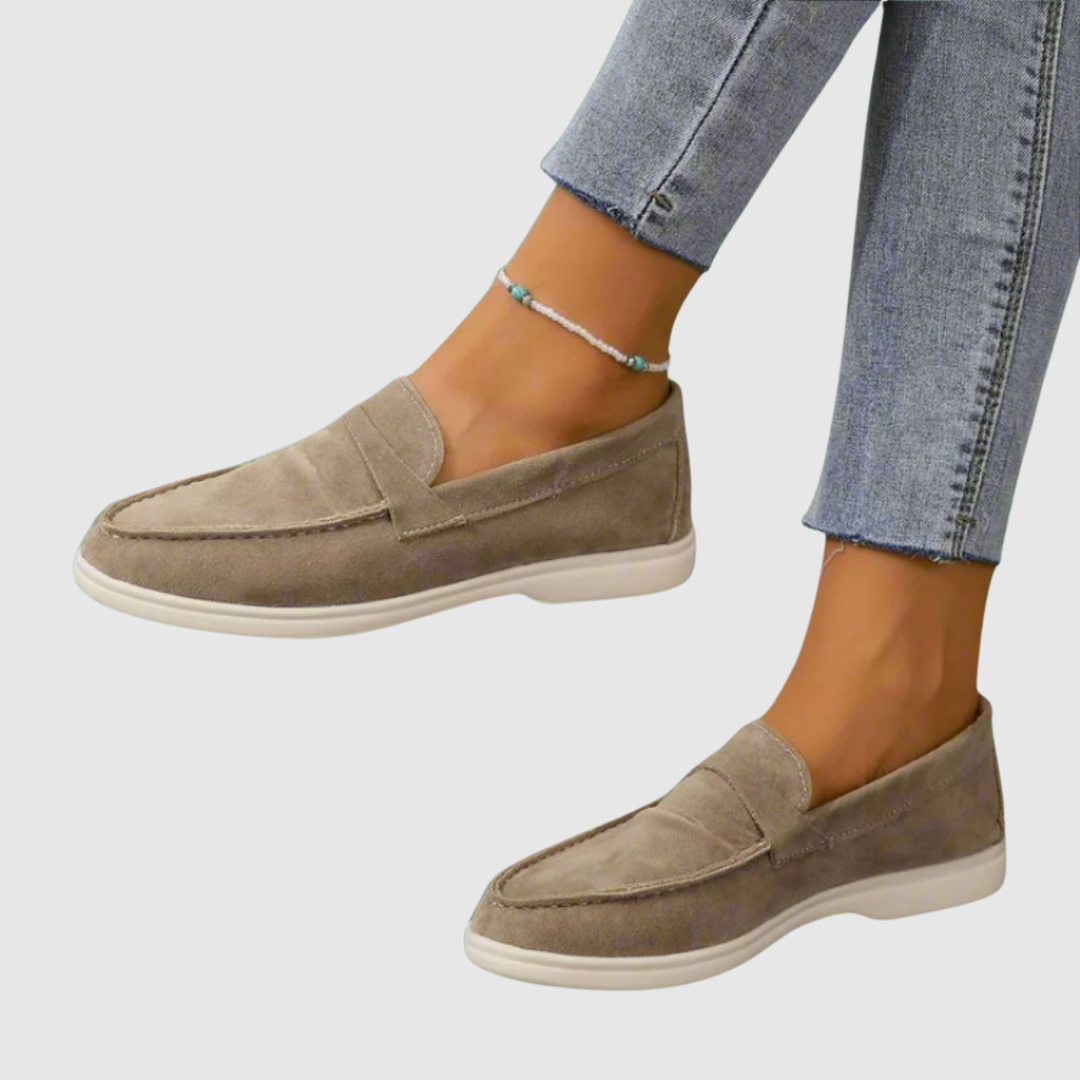 Hannah™ | Eleganti mocassini in suede