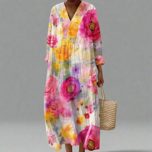 Samantha™ | Robe Géométrique Élégante