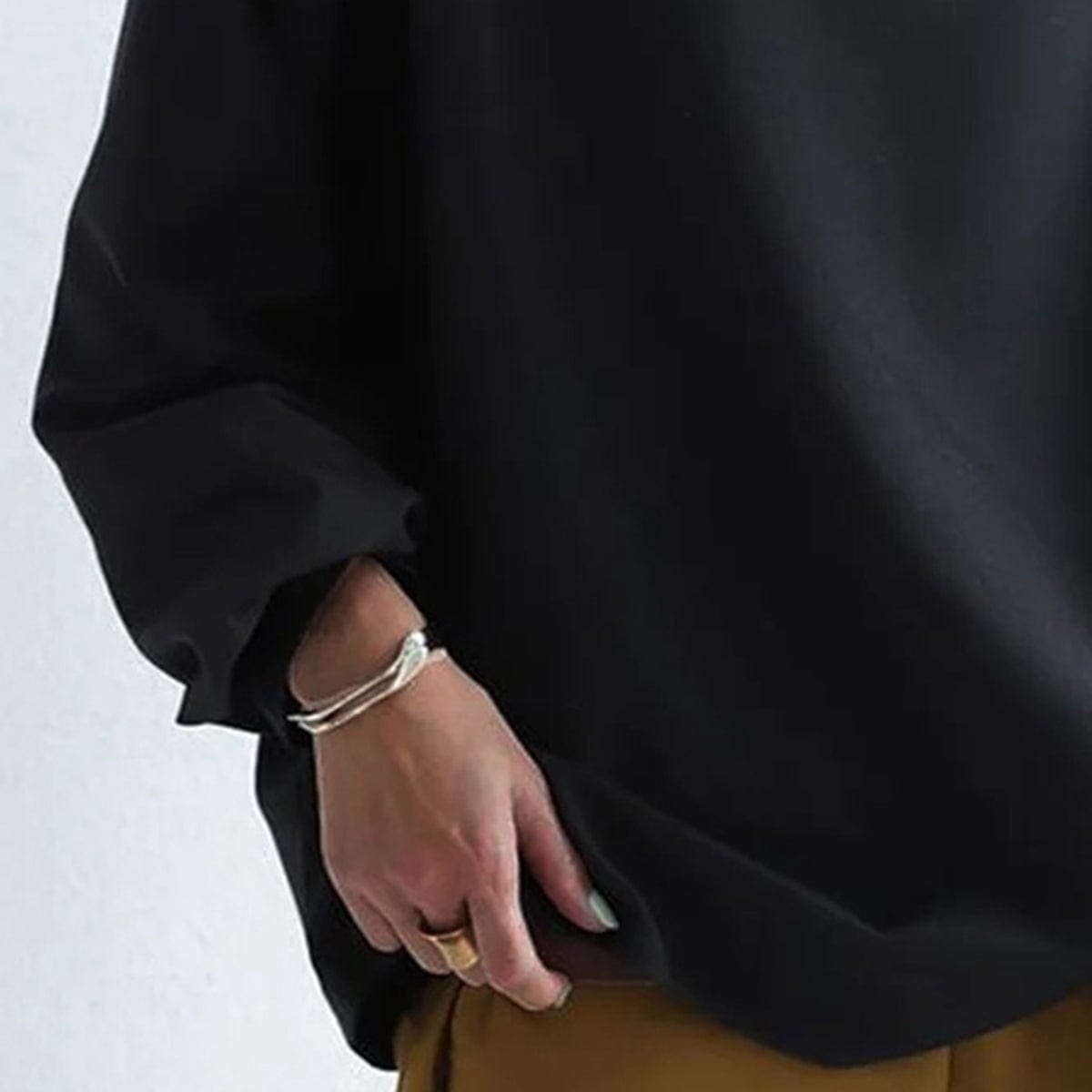 Elly | Haut en tricot doux à col montant