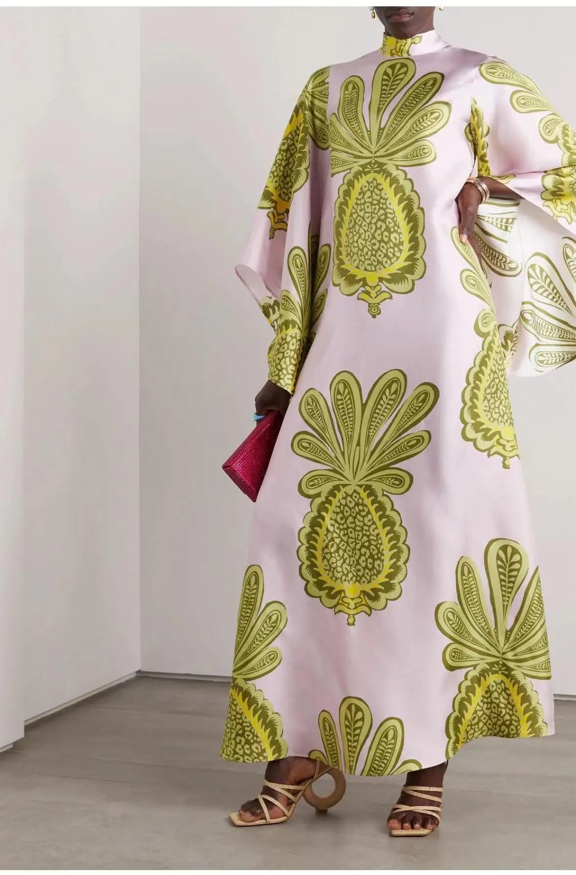 Robe Maxi Florale Sculpted Elegance™