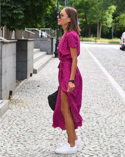 Linda - Robe Florale d'Été