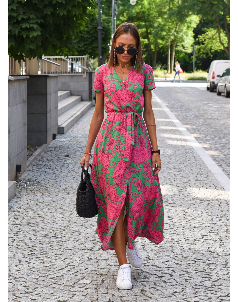 Nadia | Robe Élégante avec Imprimé