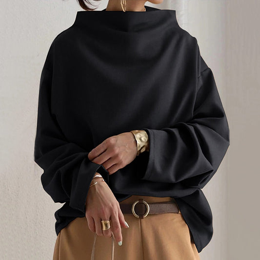 Wanda | Haut en Tricot Doux à Col Montant