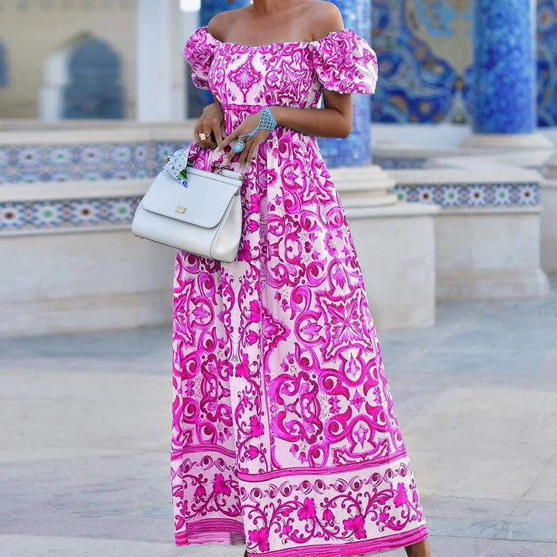 Robe Maxi Off-Shoulder Isla