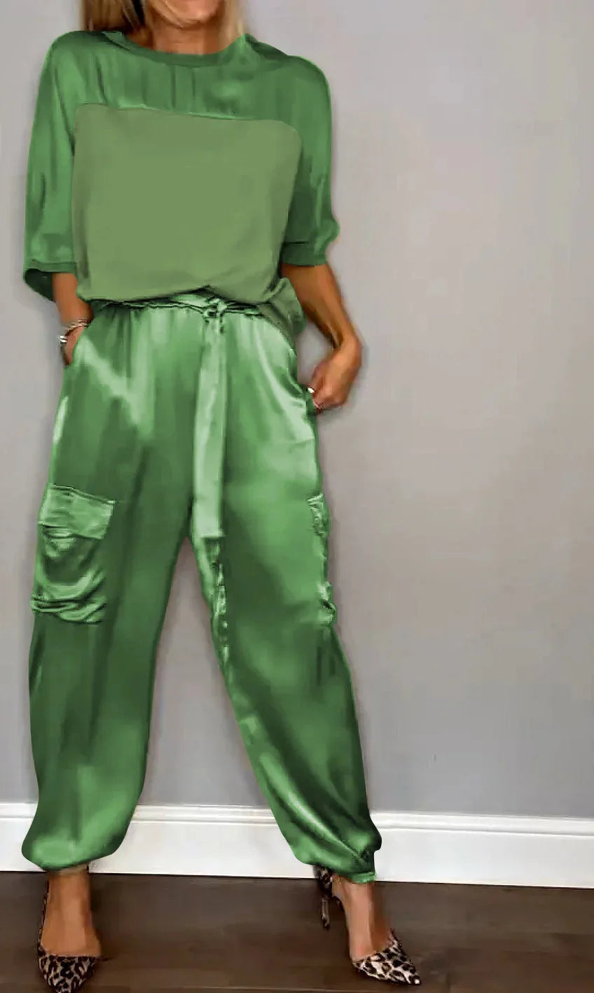 Claudia | Ensemble Deux Pièces Luxueux Flottant