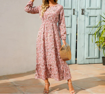Emma | Robe Florale Confortable d'Été