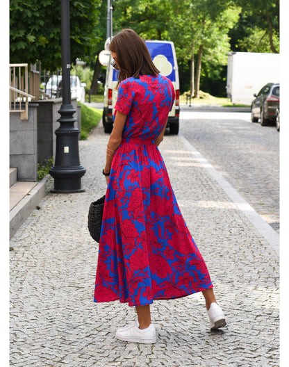 Nadia | Robe Élégante avec Imprimé