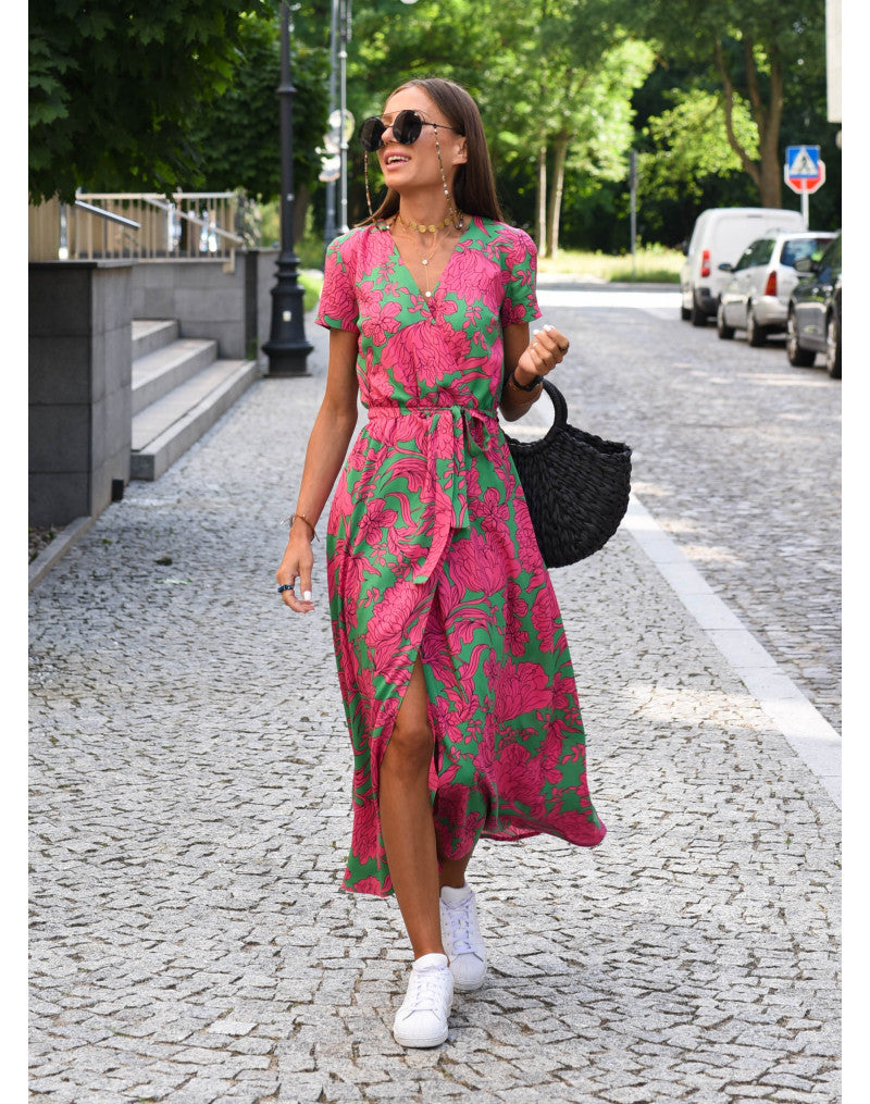 Nadia | Robe Élégante avec Imprimé