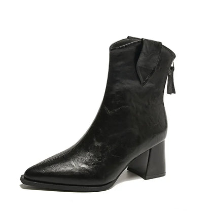 Bottes Chelsea à Talons Hauts Vintage