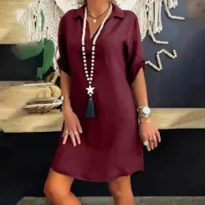 Ankica - Robe en Lin Confortable
