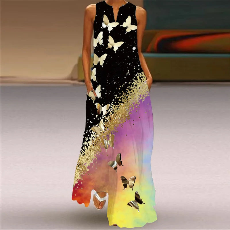 Robe A-Line Aurelia™ Butterfly Bloom