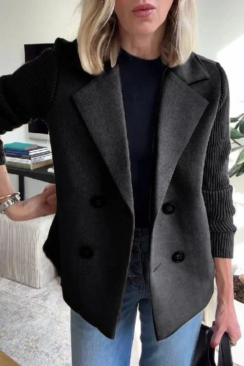 Amora™ | Blazer élégant avec des manches en tricot