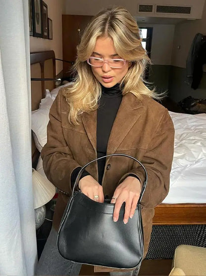 EMMA | Veste à Revers avec Poche Tendance