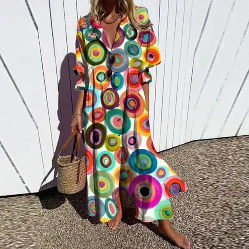 Jessy | Robe Maxi Boho de Luxe (Quasi épuisée)