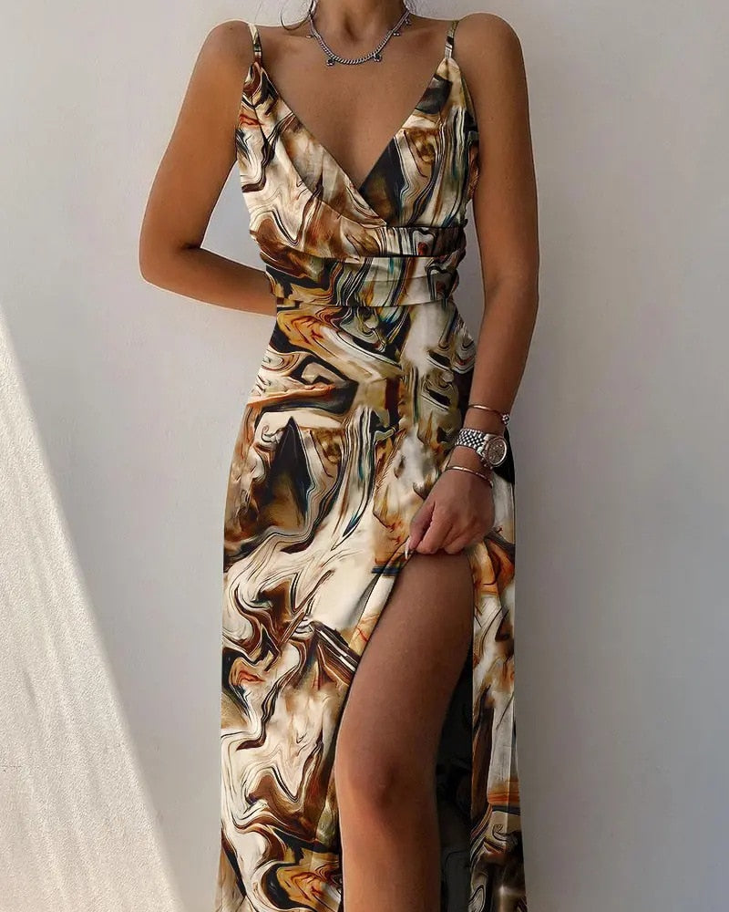 Vivory – Robe Élégante avec Décolleté en V