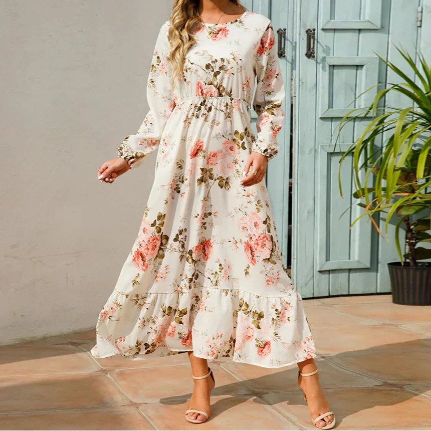 Emma | Robe Florale Confortable d'Été