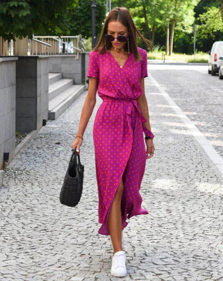 Linda - Robe Florale d'Été