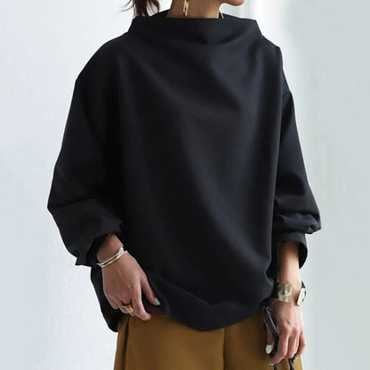 Wanda | Haut en Tricot Doux à Col Montant
