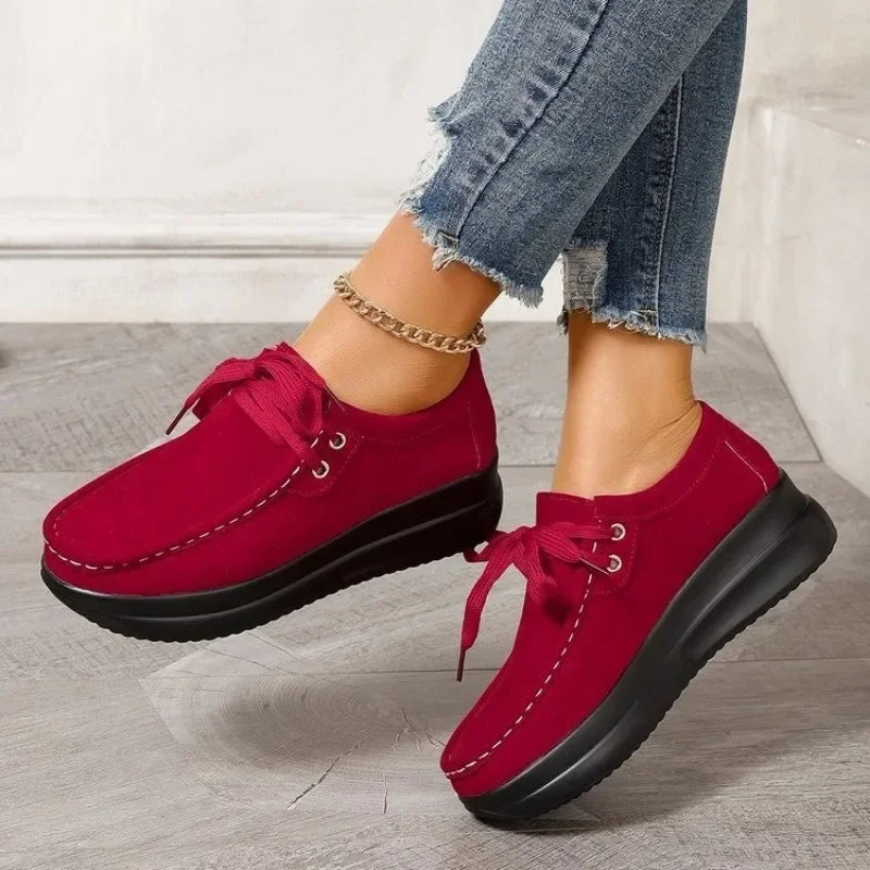Laurina - Sneakers di camoscio alla moda