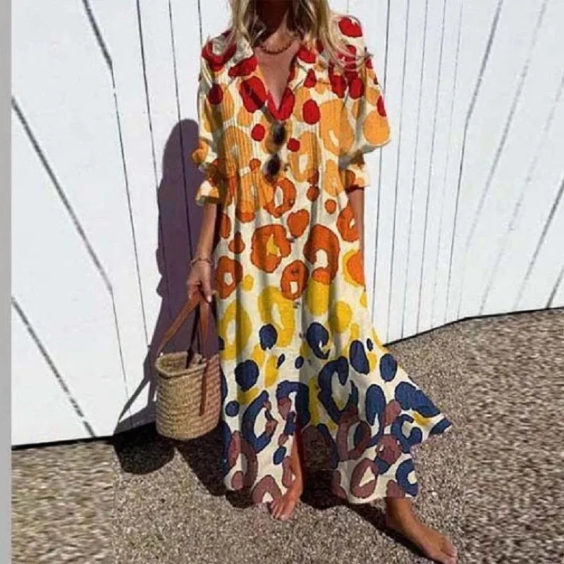 Jessy | Robe Maxi Boho de Luxe (Presque épuisée)