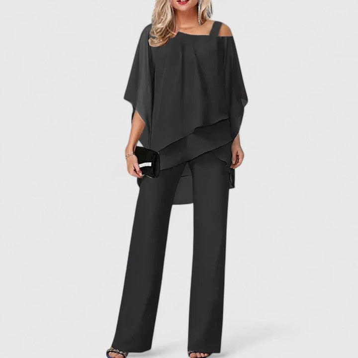 ZEPHYRAEN – ENSEMBLE PANTALON ÉLÉGANT EN DEUX PIÈCES