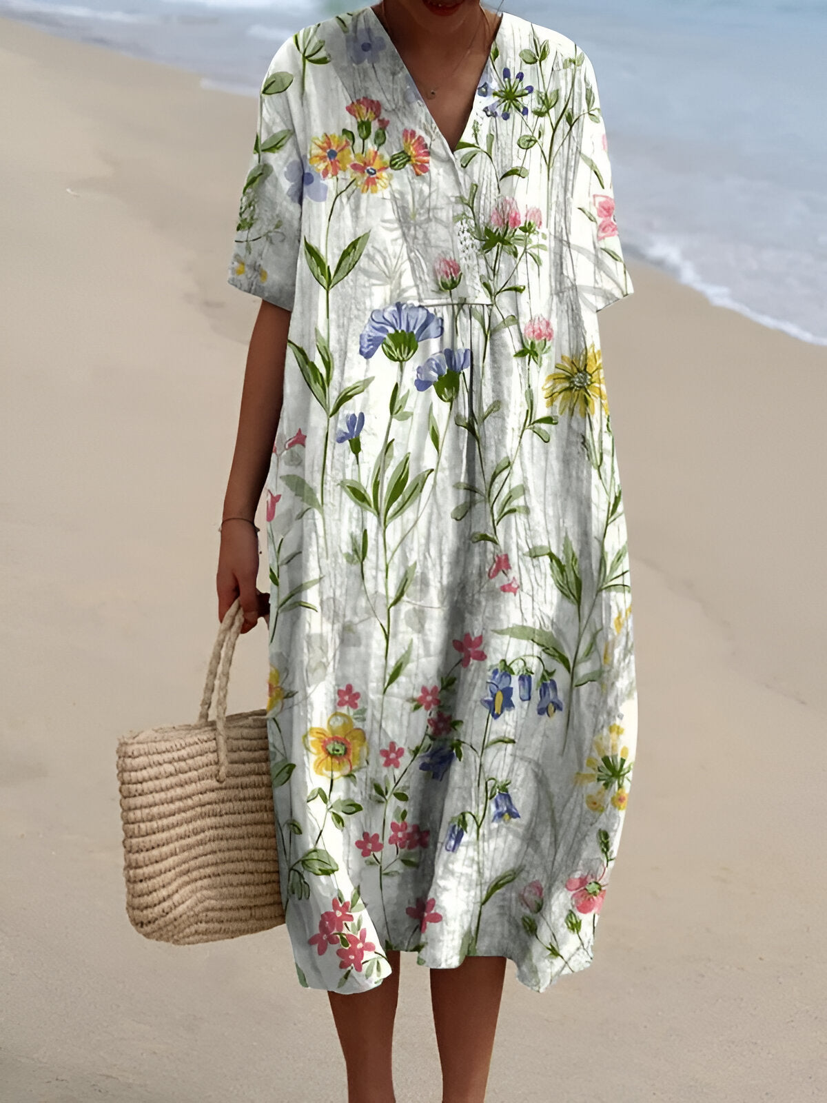 Charmante™ | Robe Imprimée Brise d'Été