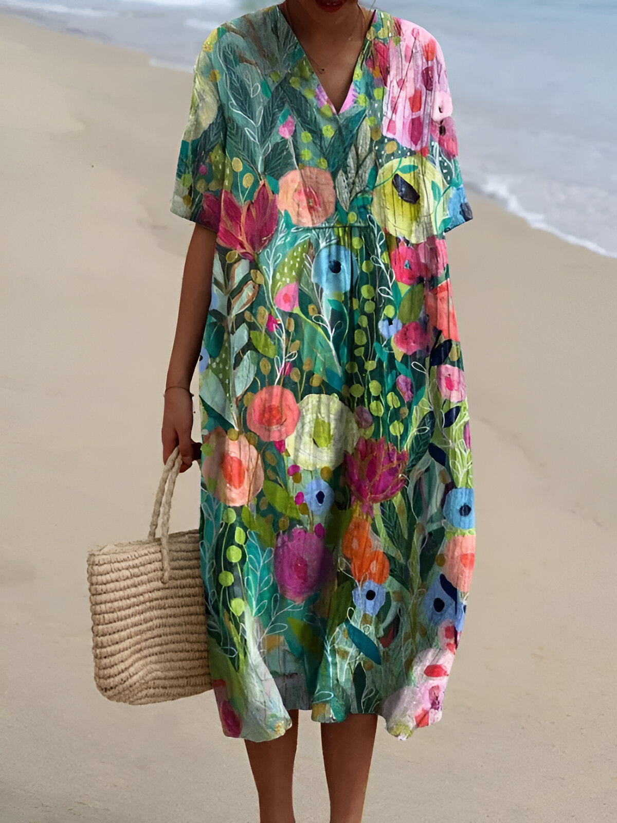 Arelle™ | Robe Imprimée Brise d'Été