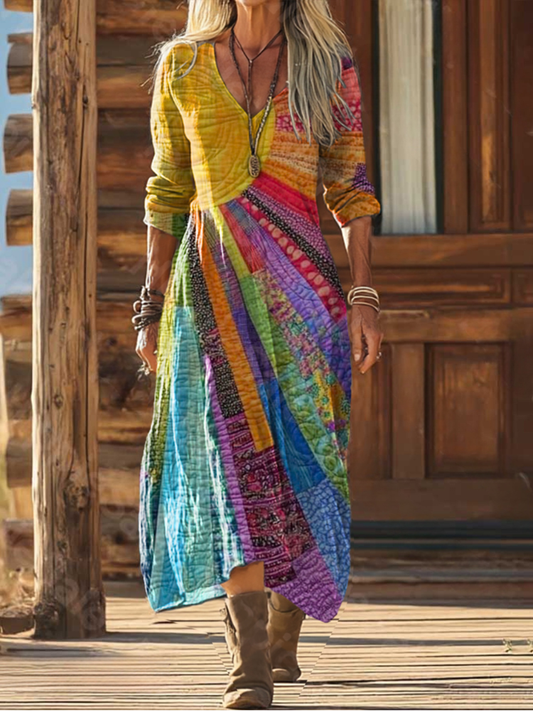 Layla™ | Robe à Design Solaire Bohémien