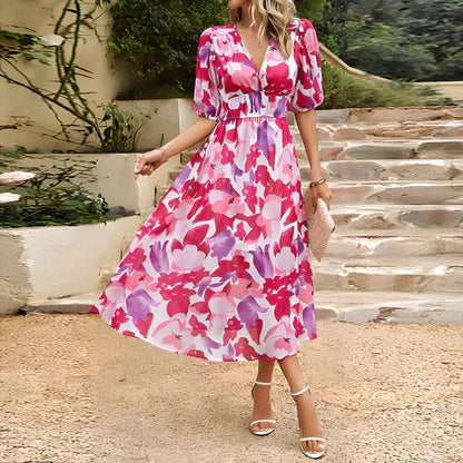 Leona | Robe Midi Élégante