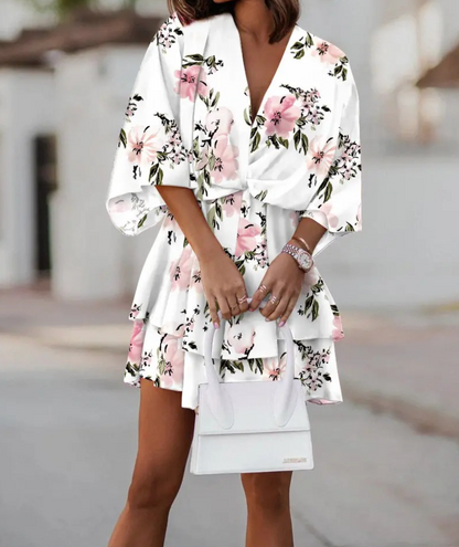 Valeria - Robe Mini Florale Bohème