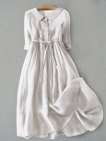 Robe d'Été avec Fermeture à la Taille pour Femmes - Confort et Style Intemporel