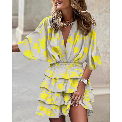 Soraya - Robe Florale Élégante