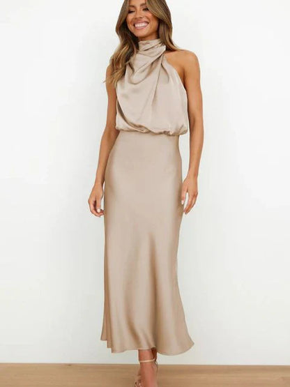 Benthe - Robe Midi Sans Épaules
