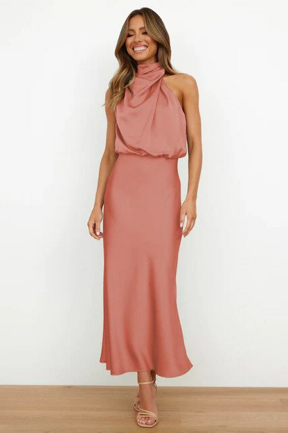 Juris - Robe maxi élégante et brillante pour occasions spéciales