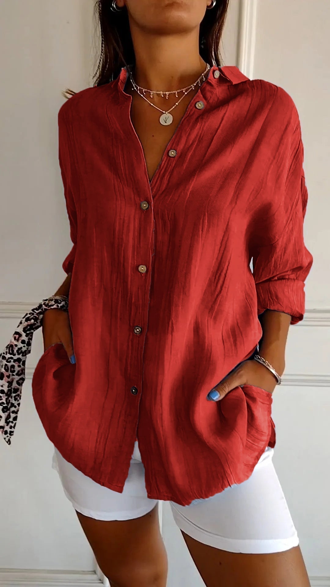 Emily | Blouse Oversize Élégante