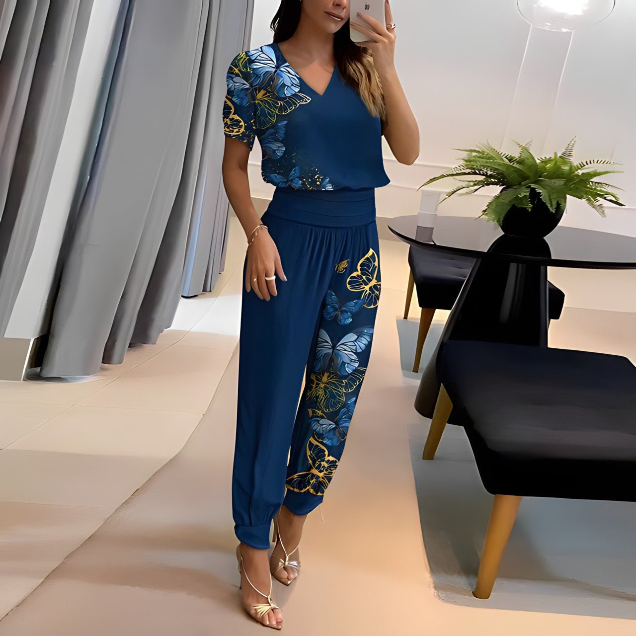 Kenzie – Ensemble Tendance avec Blouse et Pantalon