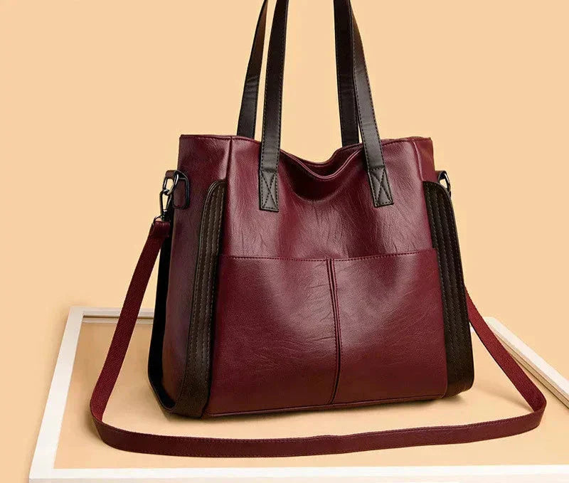 Etta | Sac à bandoulière en cuir PU de grande capacité à la mode