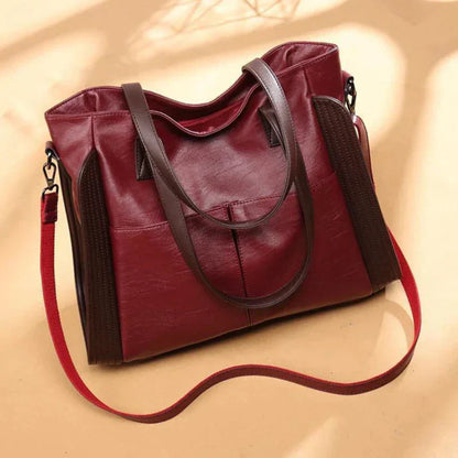 Etta | Sac à bandoulière en cuir PU de grande capacité à la mode
