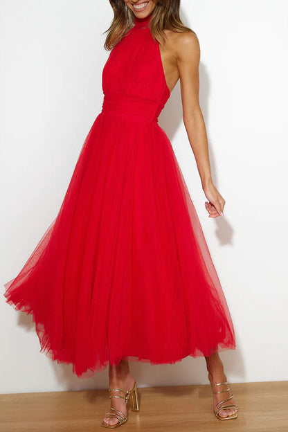 Phoebe - Robe Midi avec Jupe Longue