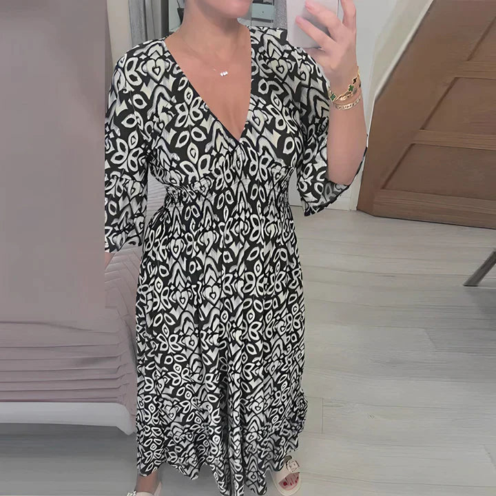 Frieda | Robe d'Été Aérée avec Décolleté en V