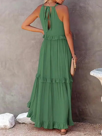 Mabel | Robe Maxi Ruffle Breeze