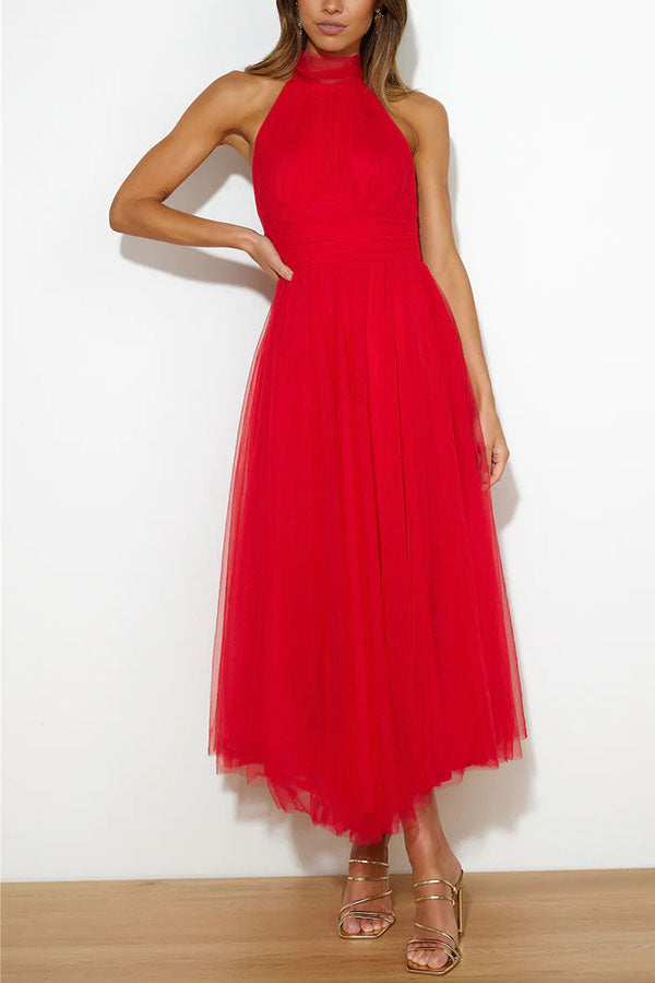 Phoebe - Robe Midi avec Jupe Longue