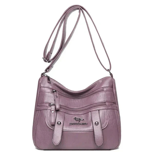 Wren | Sac en PU Cuir Rétro Multi-Poches Élégant