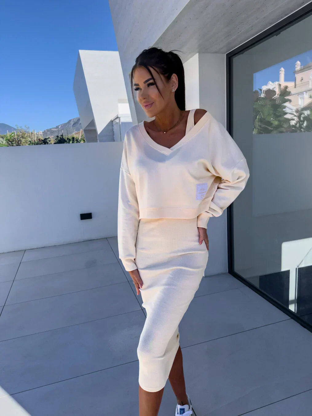 JASMINE – ENSEMBLE DE DEUX PIÈCES CASUAL CHIC