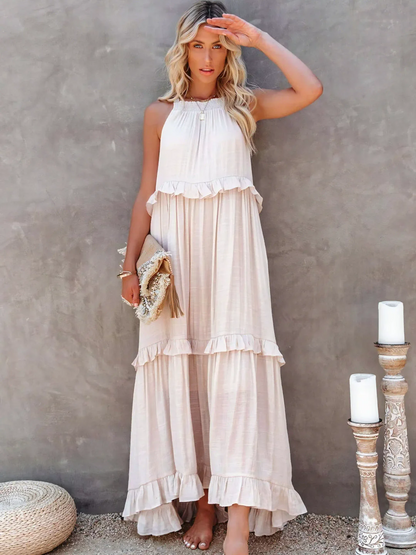 Mabel | Robe Maxi Ruffle Breeze