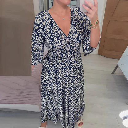Frieda | Robe d'Été Aérée avec Décolleté en V